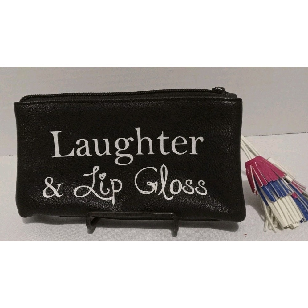 Candies Double Pocket New With Tags Tassel Zipper Top Make Up Bag Clutch